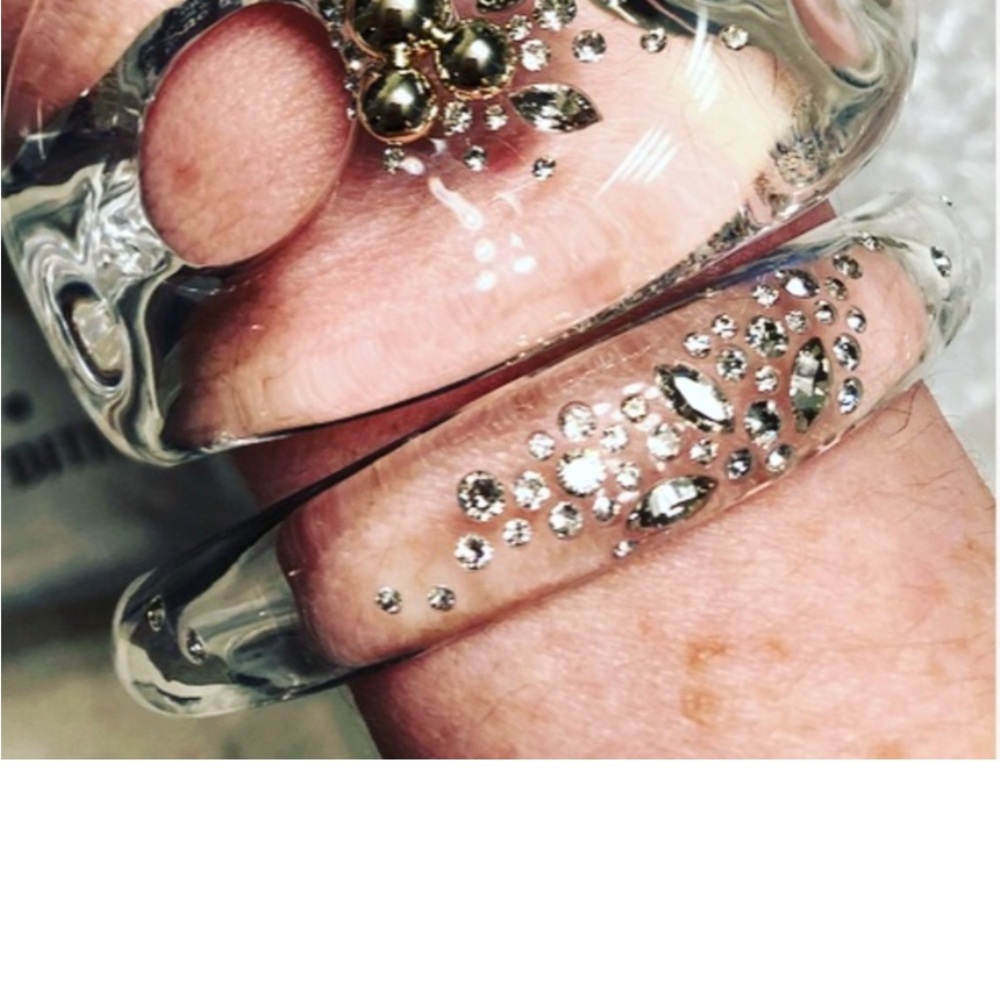 Brand new Alexis Bittar lucite bangle bracelet